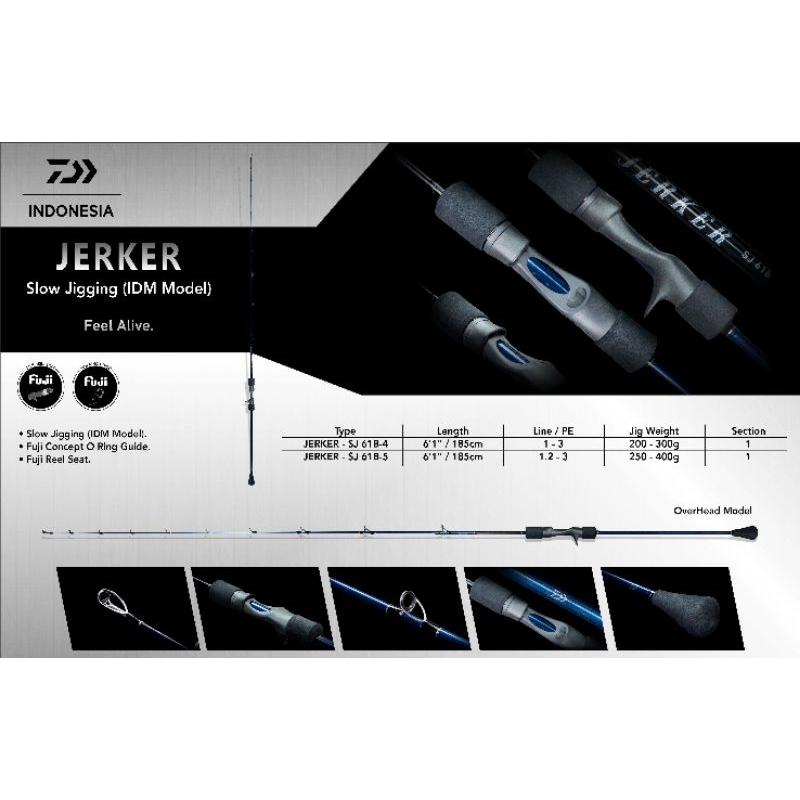 Rod Joran Daiwa Jerker 2024 Overhead Slow Jigging