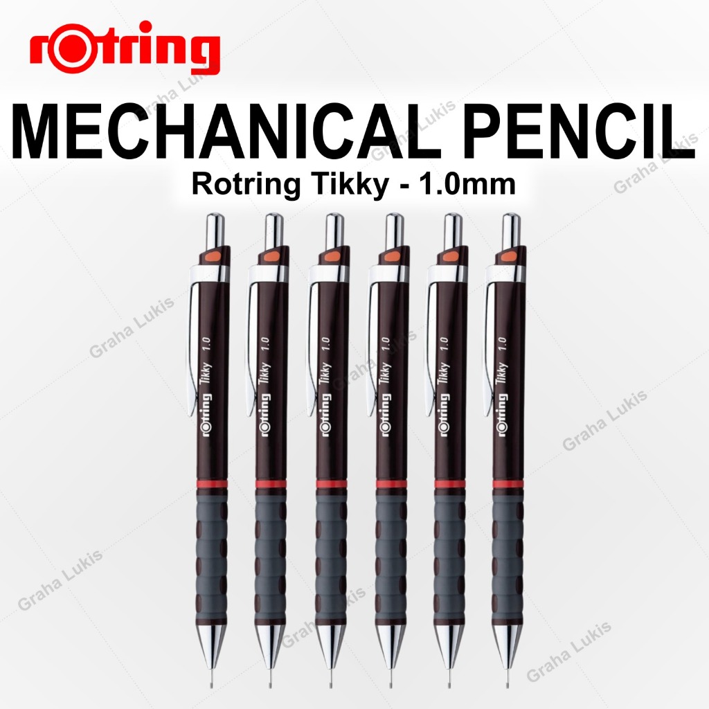 

Rotring Tikky Mechanical Pencil 1.0 mm - Burgundy