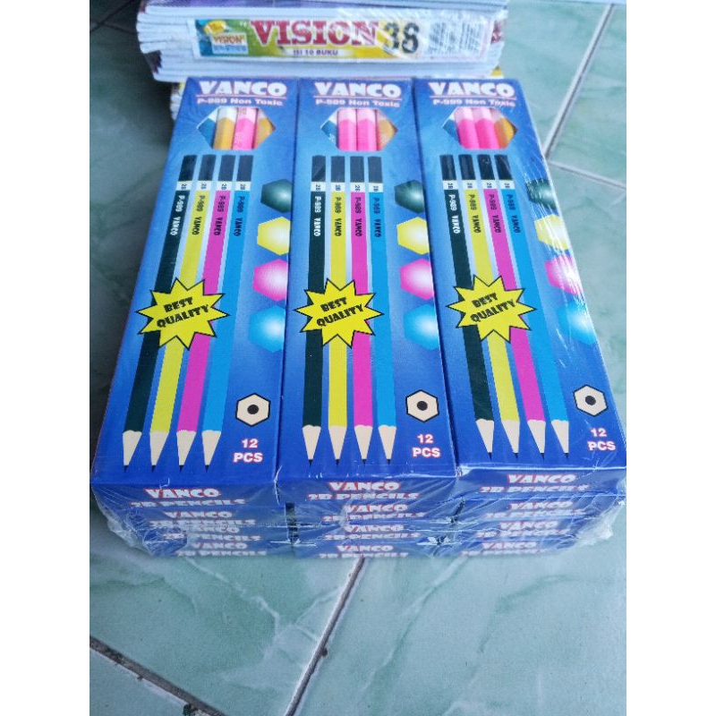 

Pensil vanco harga per pcs, 1 box harga lebih murah