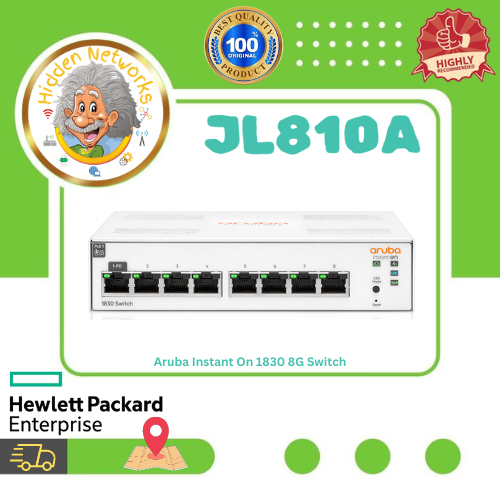 HPE Aruba Instant On 1830 8G Switch JL810A,JL811A, JL812A, JL813A & JL814A