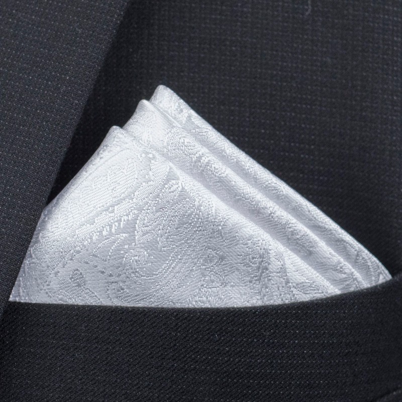 Sapu Tangan Pria Pocket Square Batik Kotak Sapu Tangan Saku Terlipat Handkerchief