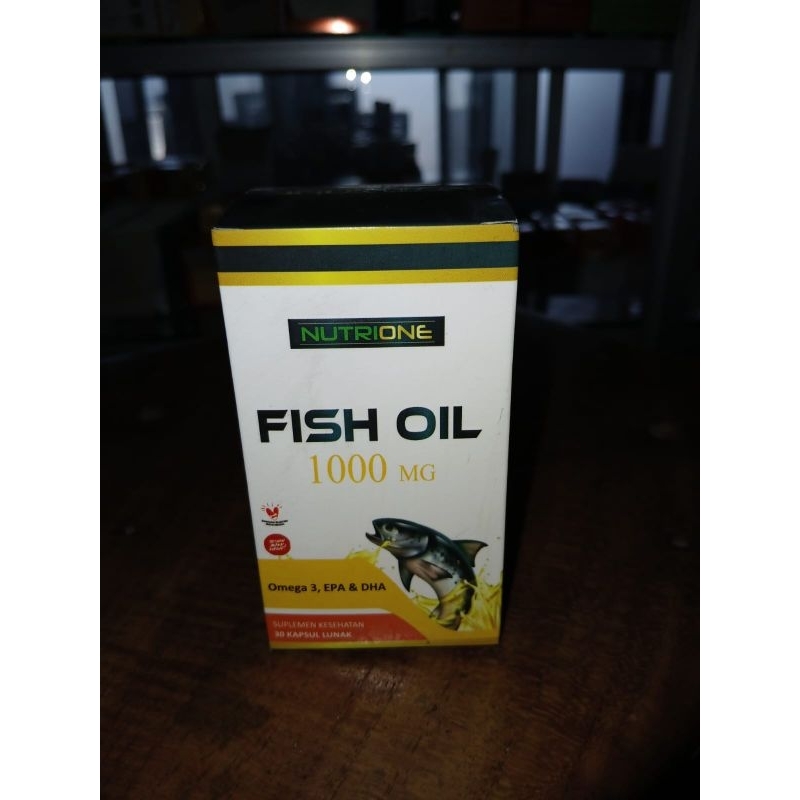 FISH OIL 1000MG - NUTRIONE FISH OIL 30 KAPSUL