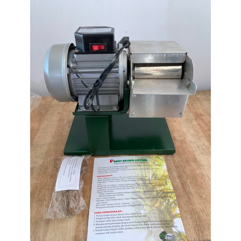 PARUTAN SERBAGUNA / PARUTAN LISTRIK SERBAGUNA / PARUTAN KELAPA LISTRIK