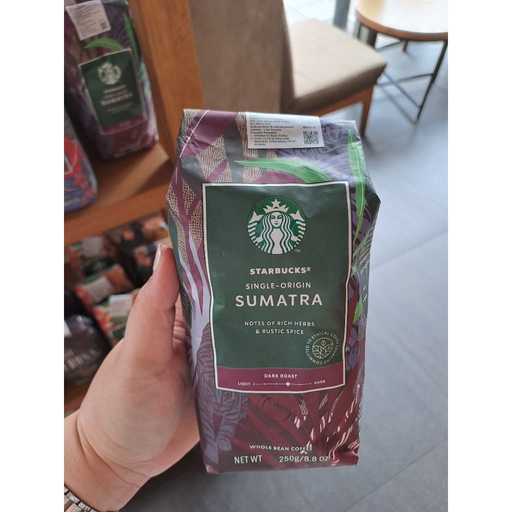 

Whole Bean Starbucks Dark Roast 250gram_Sumatra