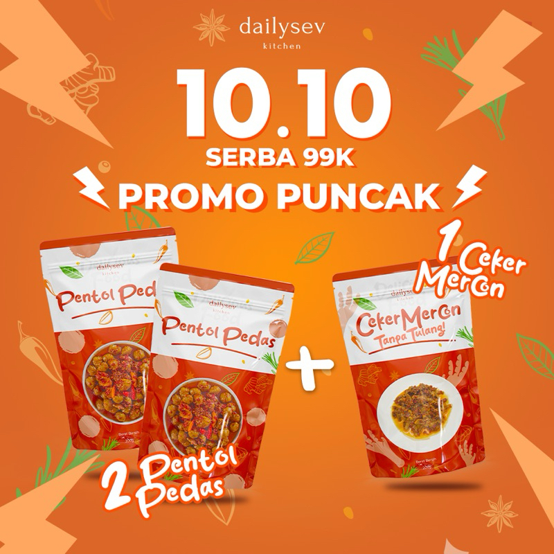 

PENTOL PEDAS 2 + CEKER MERCON 1