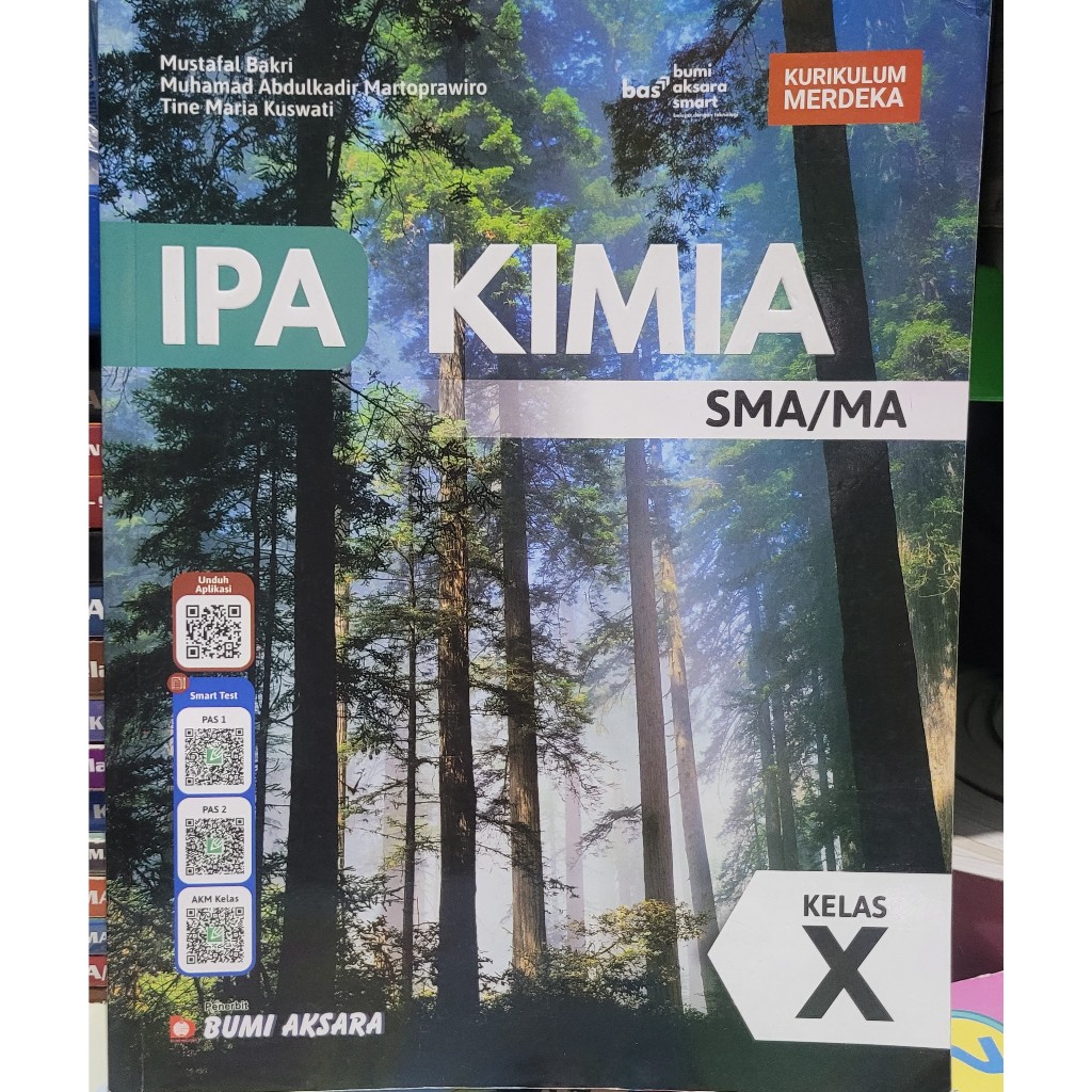 IPA KIMIA KELAS 1 SMA KURIKULUM MEDEKA BUMI AKSARA