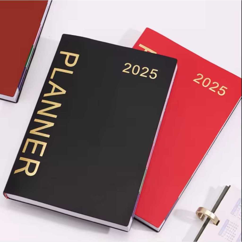 

Buku Agenda 2025 Softcover Monthly Planner Note Book A5 304 Halaman