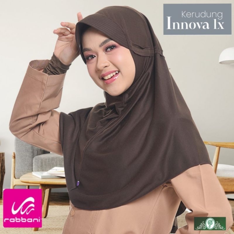 Rabbani Hijab Kerudung Anak sekolah jilbab instan model Innova LX pita dalam ukuran M