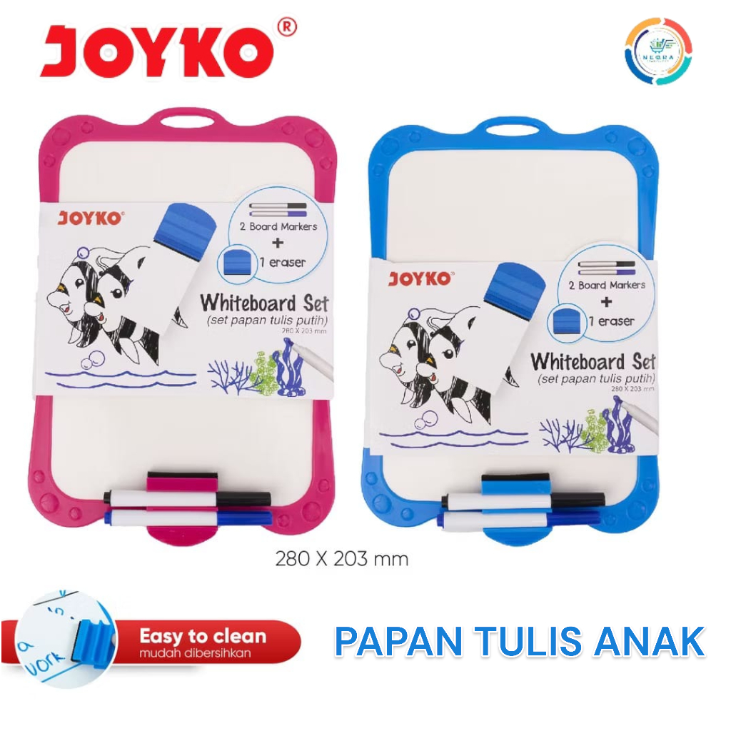 

Joyko Papan Tulis Anak Lengkap Whiteboard Set WBS-170CO