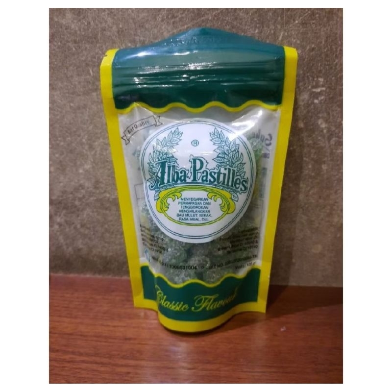 

PERMEN ALBA PASTILLES PERMEN TENGGOROKAN 100 GRAM ALBA PASTILES