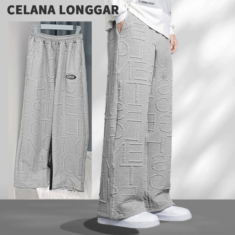 【READY STOCK】Cargo Pants Pria Green Celana Cargo Panjang Pria Oversize Murah Korean Style Celana Kar