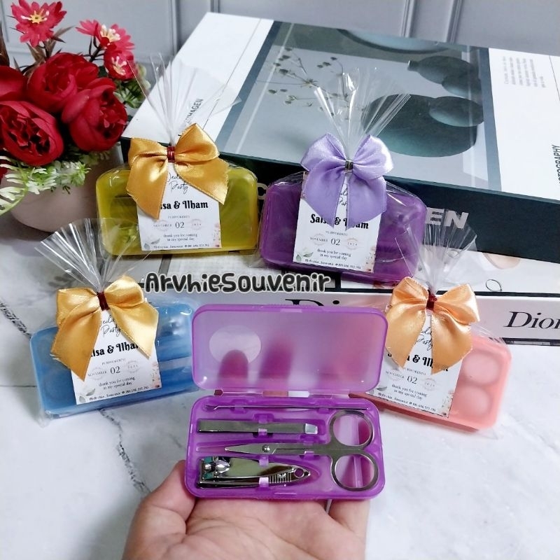 Menicure Set Souvenir Gunting Kuku Souvenir Pernikahan Souvenir Murah