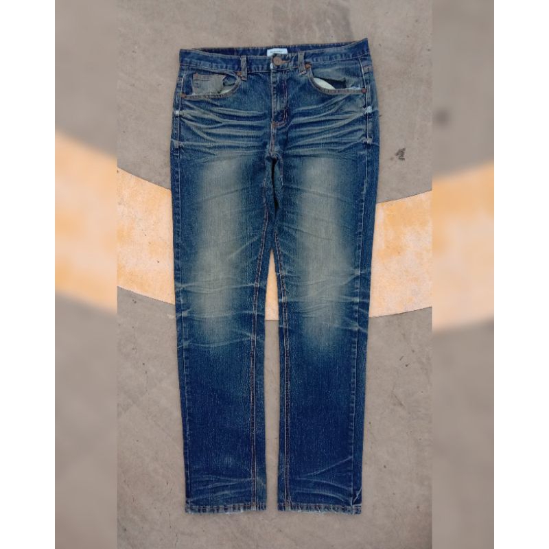 CELANA DENIM  FADING PRIA