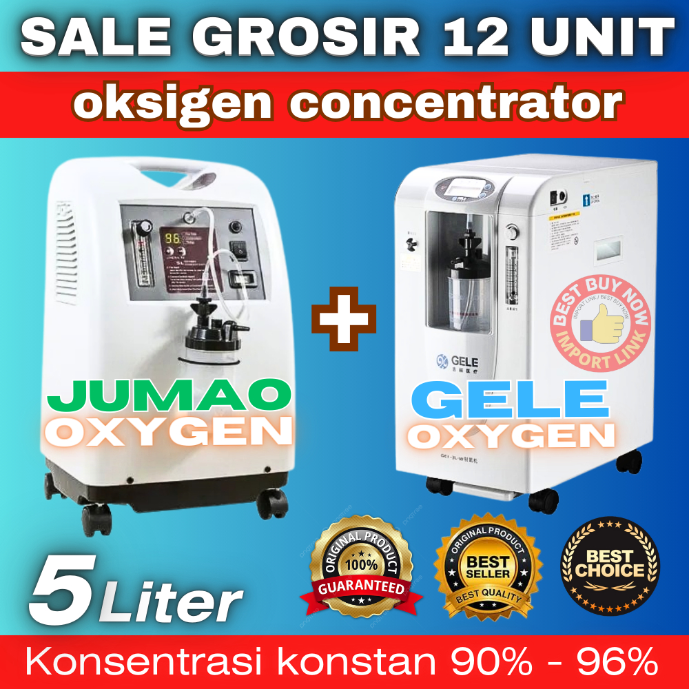 HARGA GROSIR JUAL BORONGAN Oksigen Konsentrator 5 Liter konstan Oxygen Concentrator Nebulizer Jumao 