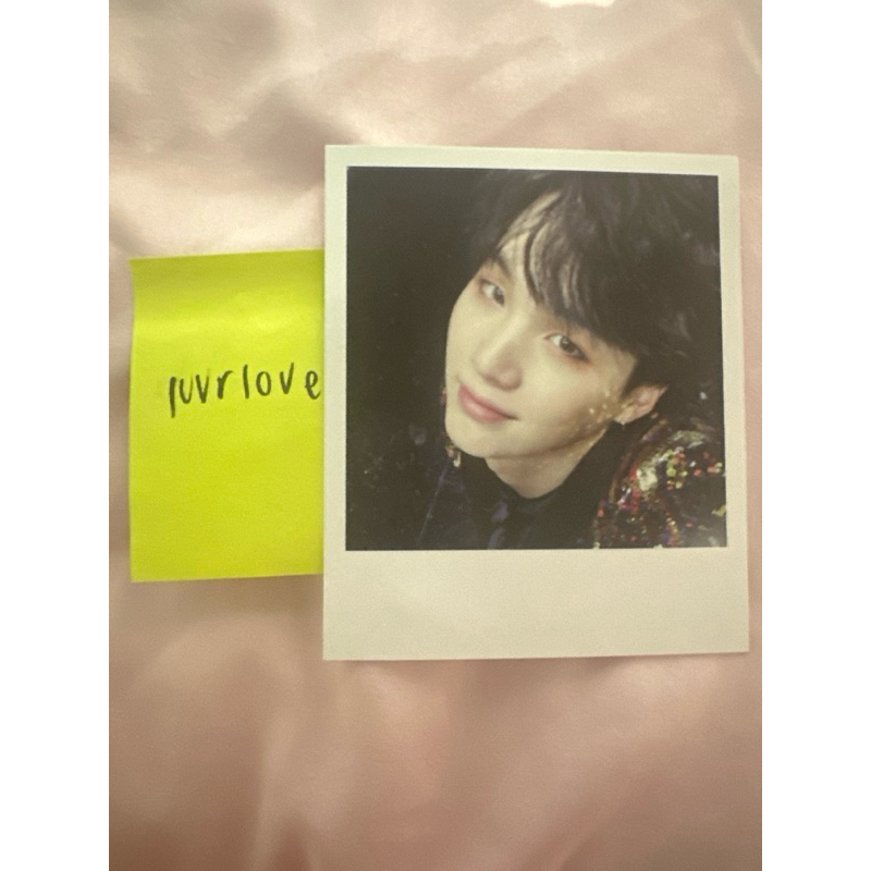 BTS WINGS PHOTOCARD POLAROID SUGA YOONGI