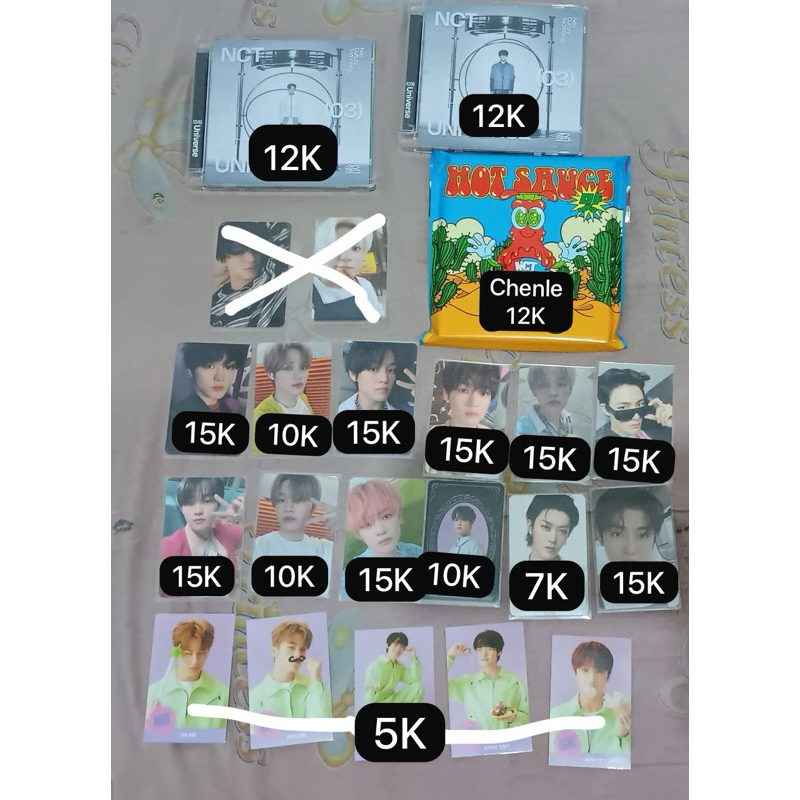 Photocard pc nct dream 127 chenle jeno jaemin mark jisung yuta album jewel case only