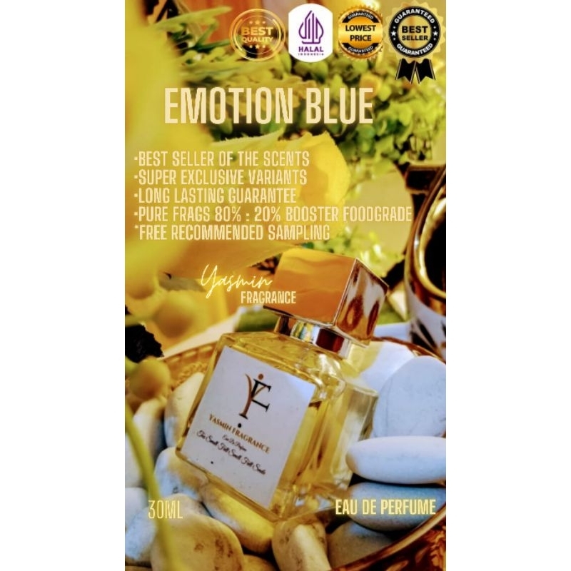 Bibit Parfum EMOTION BLUE - EA BLUE EMOTION | YASMIN FRAGRANCE | PRIA