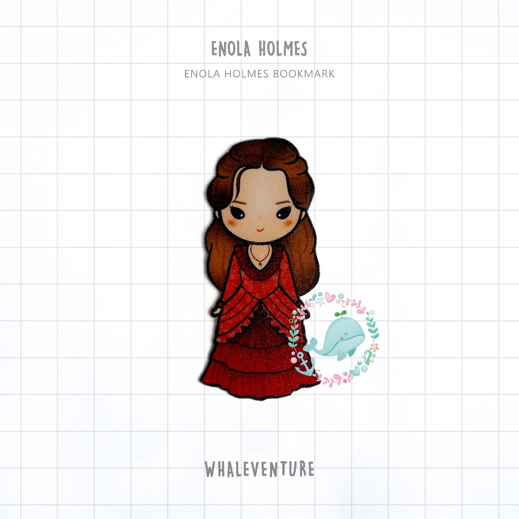

Bookmark / Pembatas Buku - Enola Holmes 2 Detective Girl Vintage