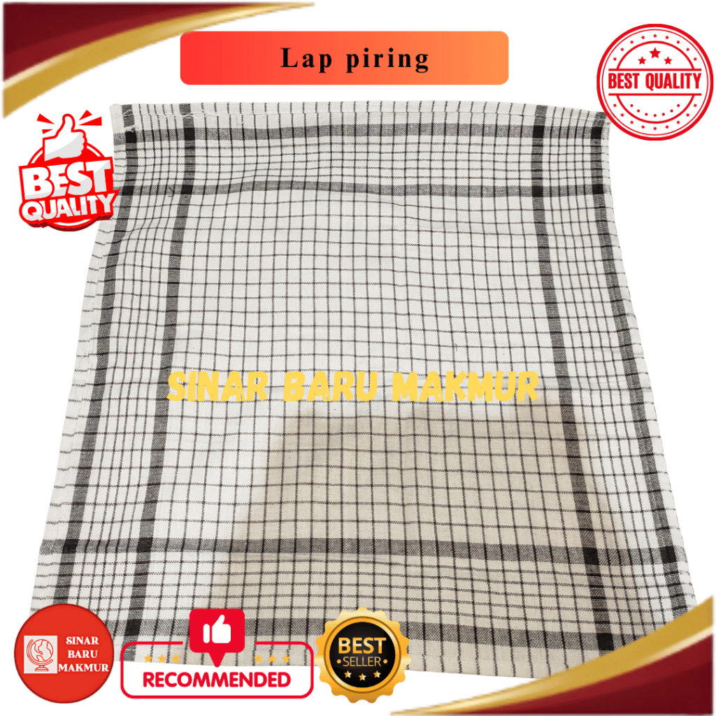 Lap Piring / Lap Kotak / Lap Meja / Serbet kotak/ Lap Satuan