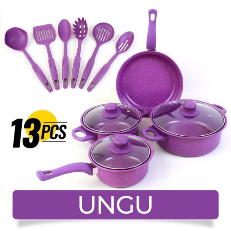 PANCISET / COOKWARE SET / PERALATAN MASAK LENGKAP SET