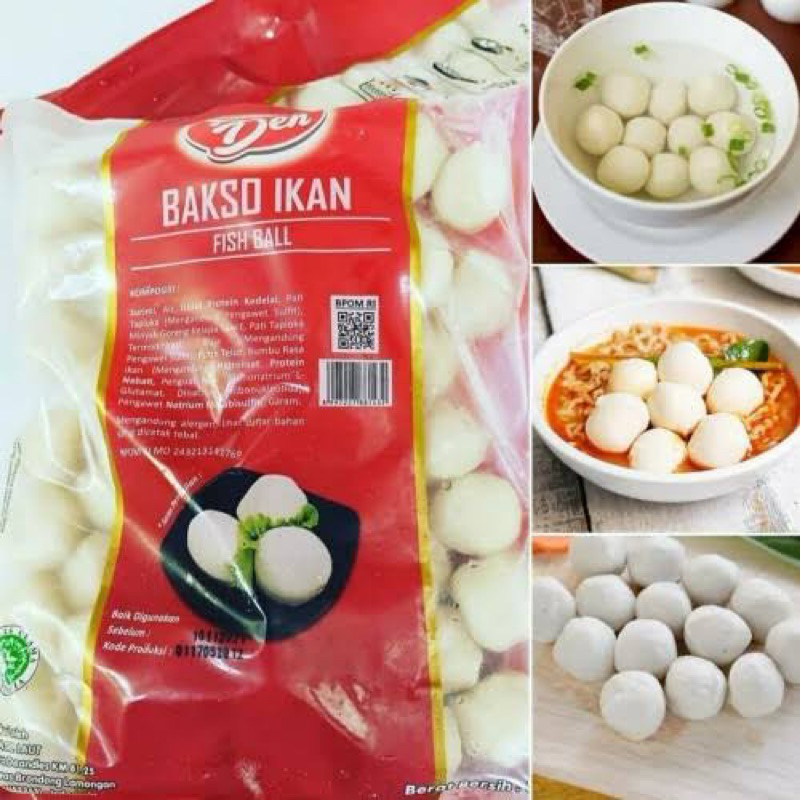 

Bakso Ikan Pak Den 500 gr / Baso Fish Ball