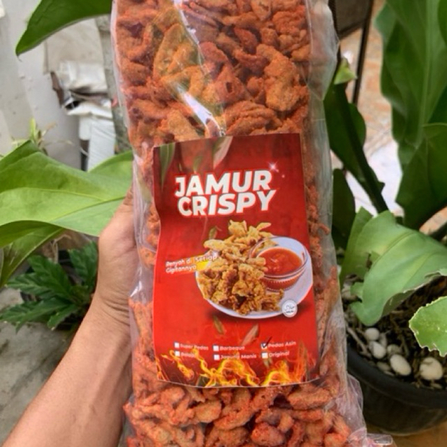 

Jamur Crispy 1/4 Kg (Renyah, Gurih & Pedas)