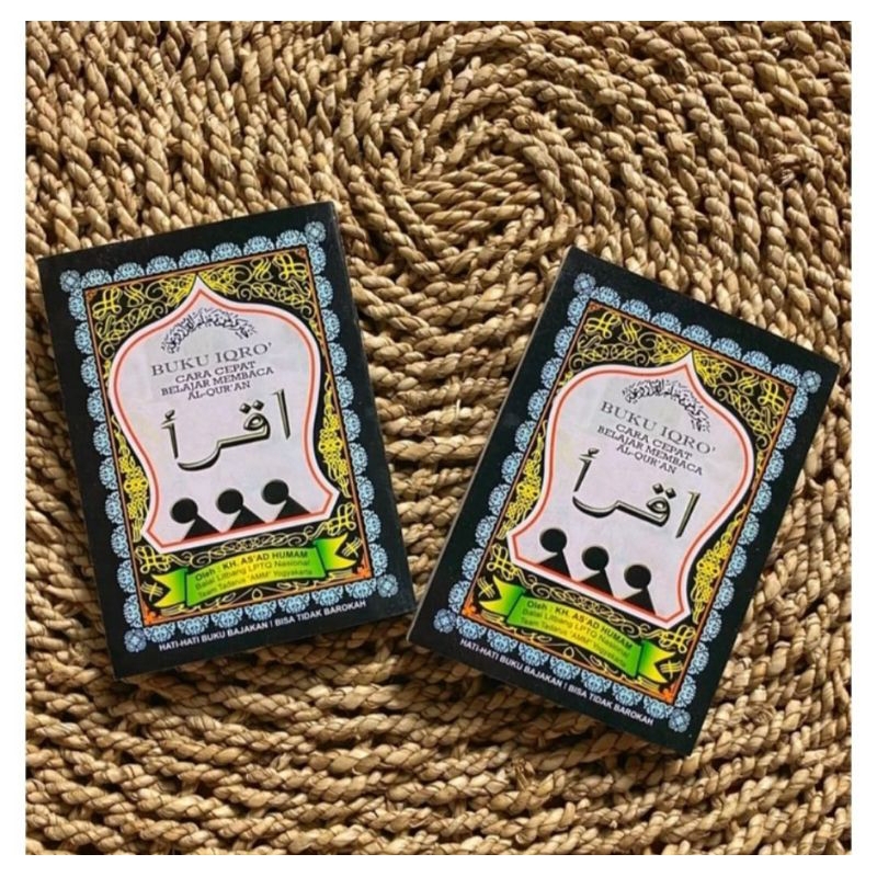 IQRO KECIL DAN IQRO BESAR / BUKU UNTUK BELAJAR MENGAJI/ IQRO KECIL DAN IQRO BESAR / BUKU IQRO/ IQRO 
