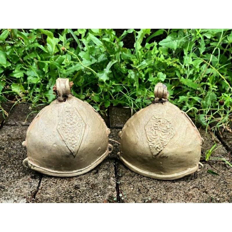 Lonceng kuningan sapi lawas tebal