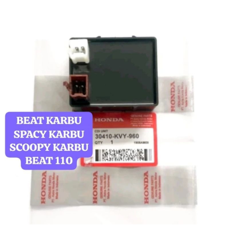 CDI ECU ECCU BEAT KARBU SPACY KARBU SCOOPY CARBU BEAT 110 HONDA KVY ORI