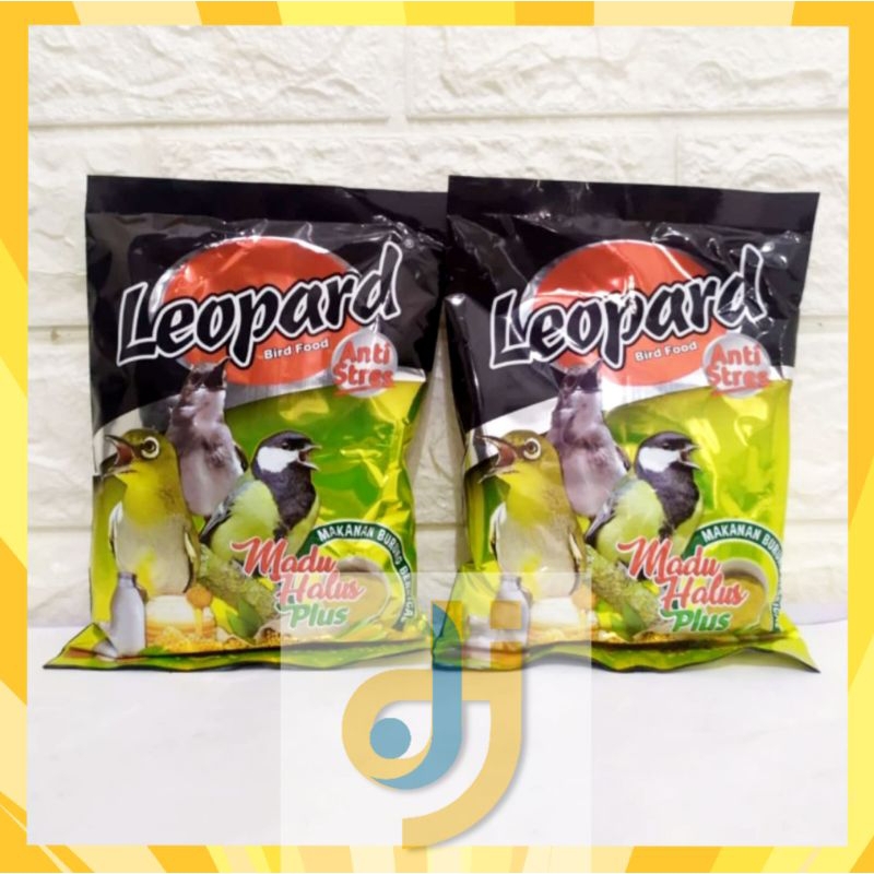Leopard Voer Halus Bird Food Anti Stres Makanan Pleci Prenjak