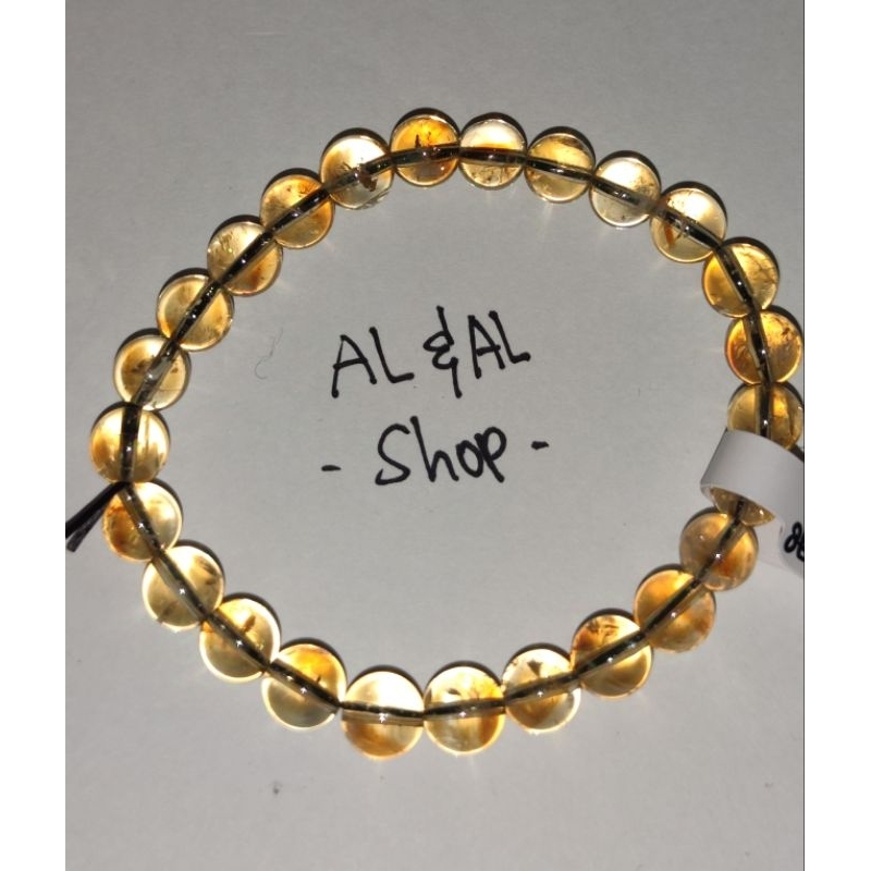 Gelang Citrine Barel Natural Stone