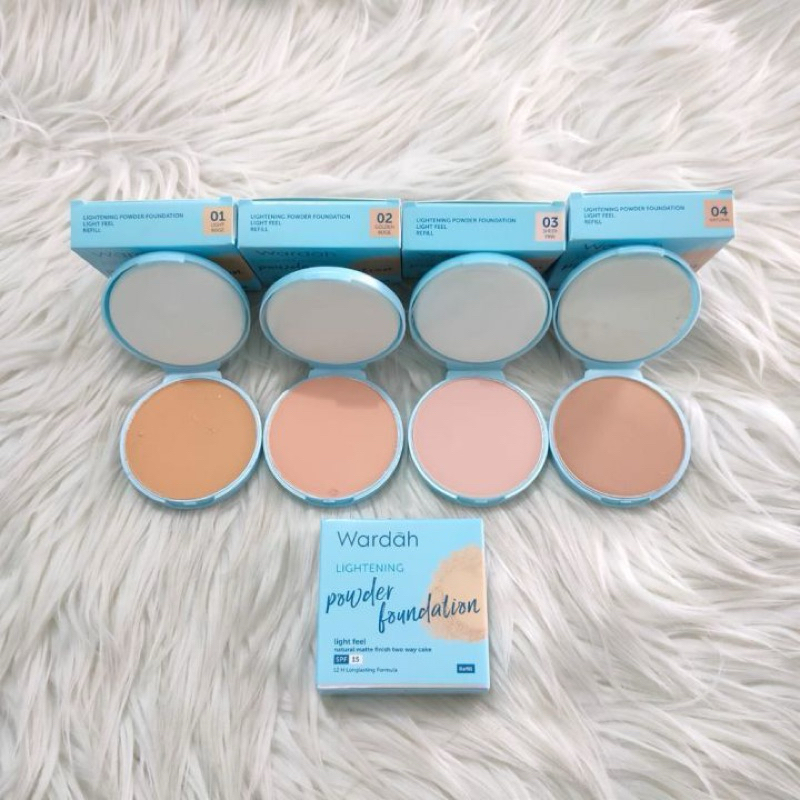 bedak Wardah refil shade 1,2,3