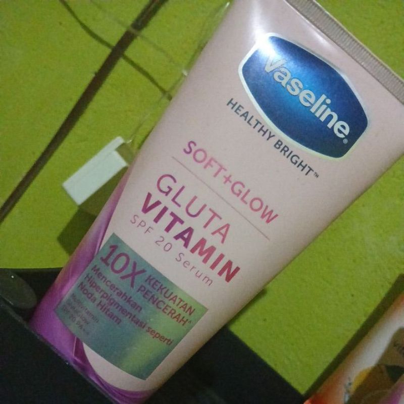 vaseline soft+glow 180ml