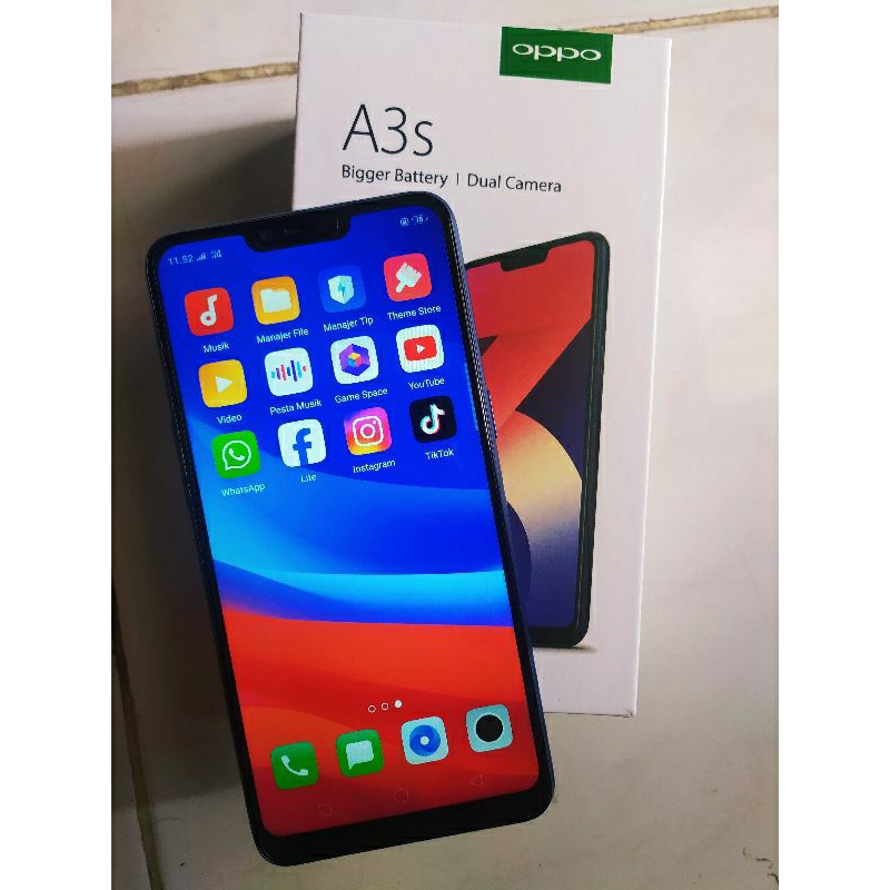 Oppo A3s Ram 6/128 Fullset Original