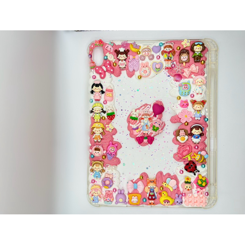 Custom Ipad Case - Deco Cream Case