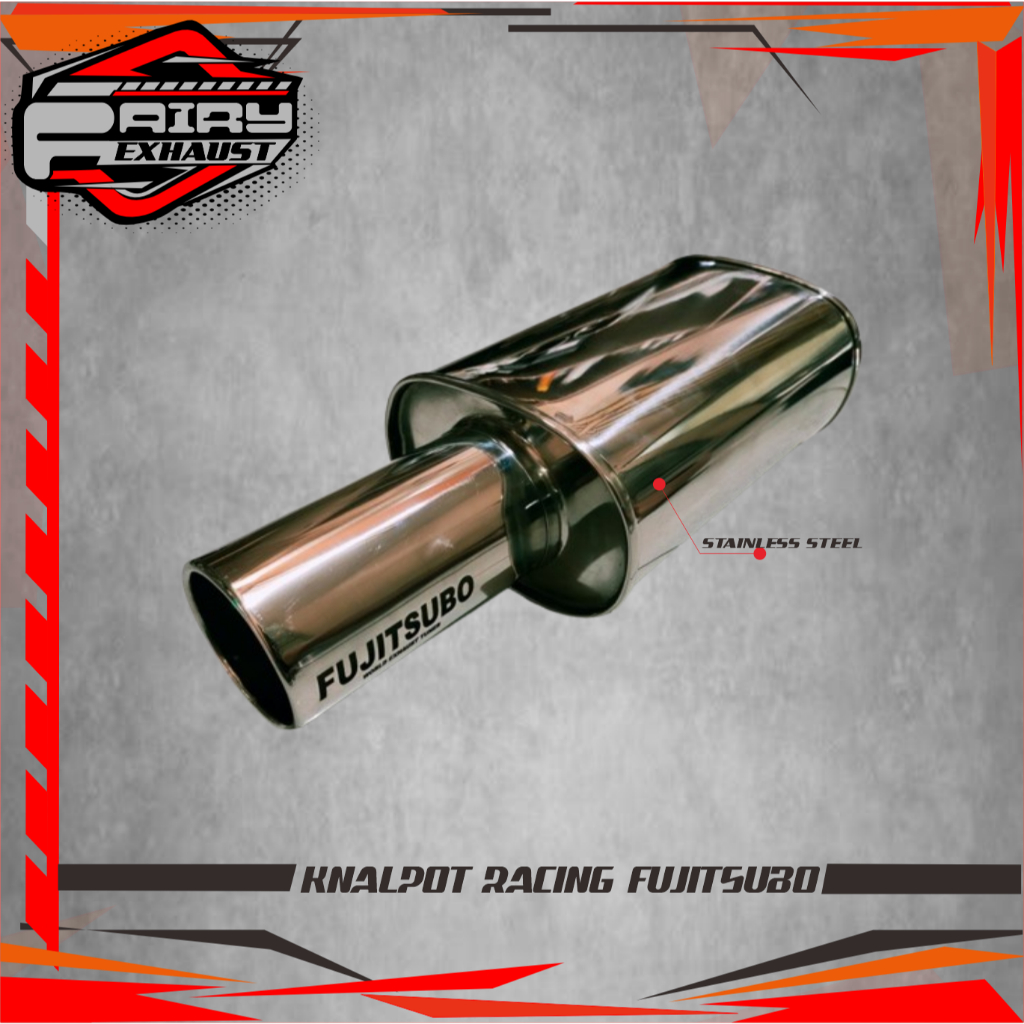 KNALPOT RACING FUJITSUBO - KNALPOT MOBIL RACING NGEBAS