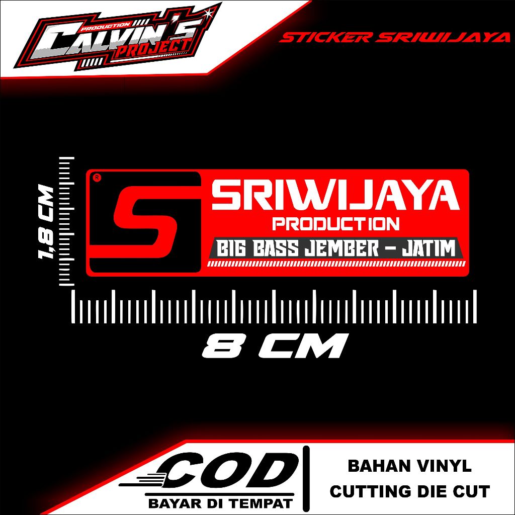 

STIKER SOUND SYSTEM SRIWIJAYA AUDIO JEMBER ORIGINAL BAHAN VINYL PREMIUM BY CALVINS PROJECT