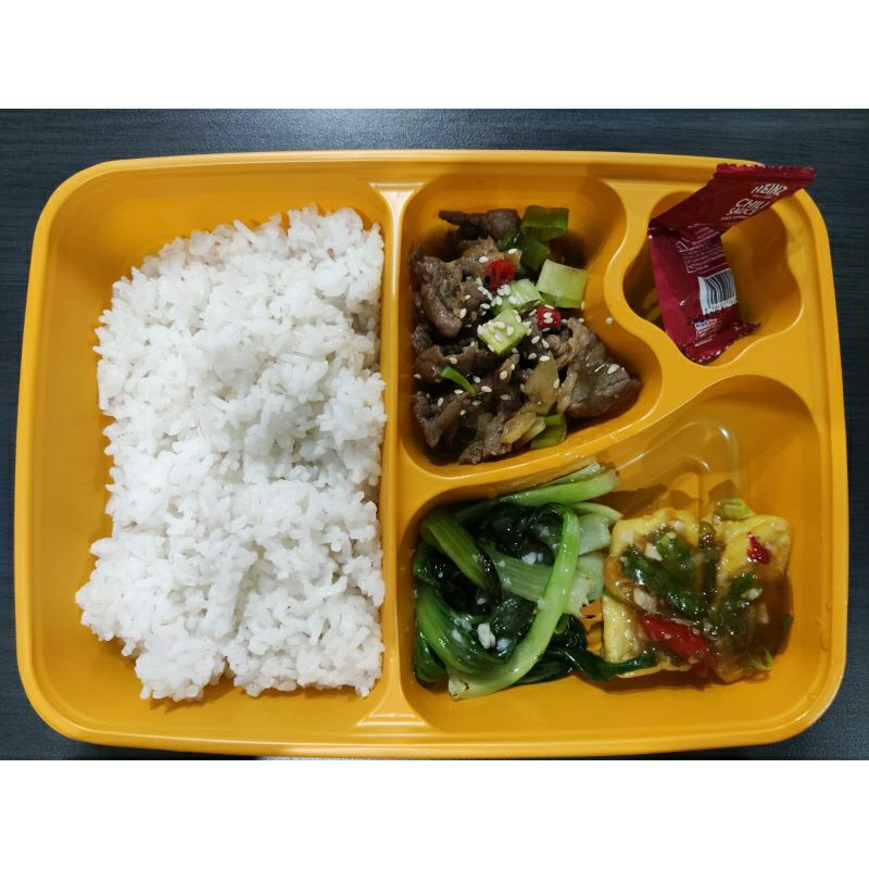 PAKET NASI / BENTO /NASI KOTAK BEEF TERIYAKI
