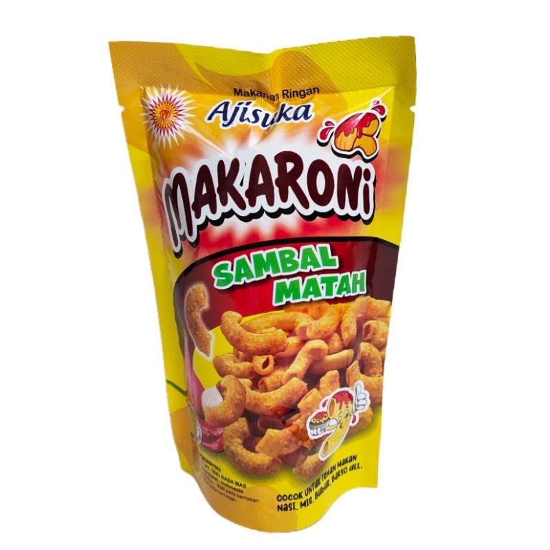 

MAKARONI SAMBAL MATAH AJISUKA ISI 10 BUNGKUS