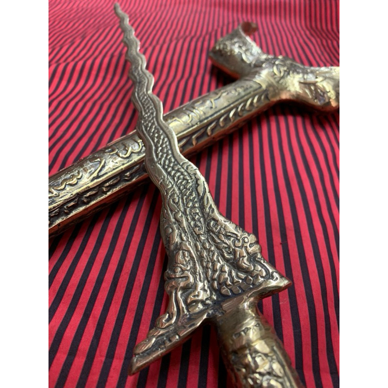 keris nogo manten full kuningan sari