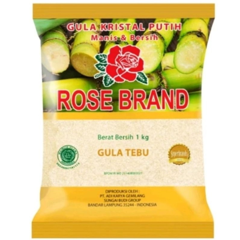 

ROSE BRAND Gula pasir merk top premium 1Kg