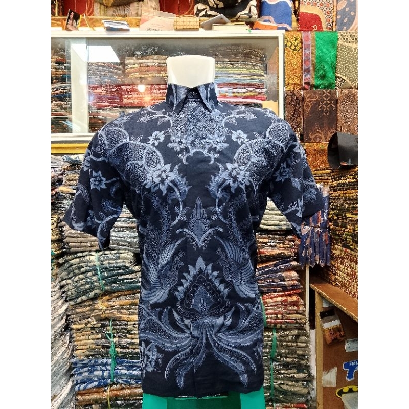 Hem batik pria full puring batik lawasan