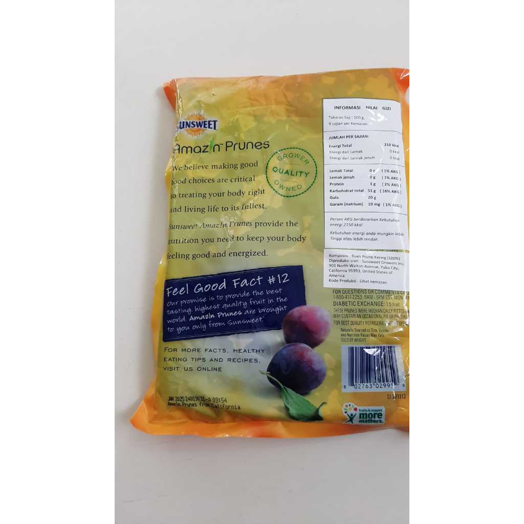 

Sunsweet Prunes 907 gr expired Jan 2025
