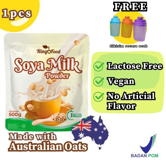 

Ringofood Soymilk Powder - Susu Kacang Kedelai Bubuk - 500g