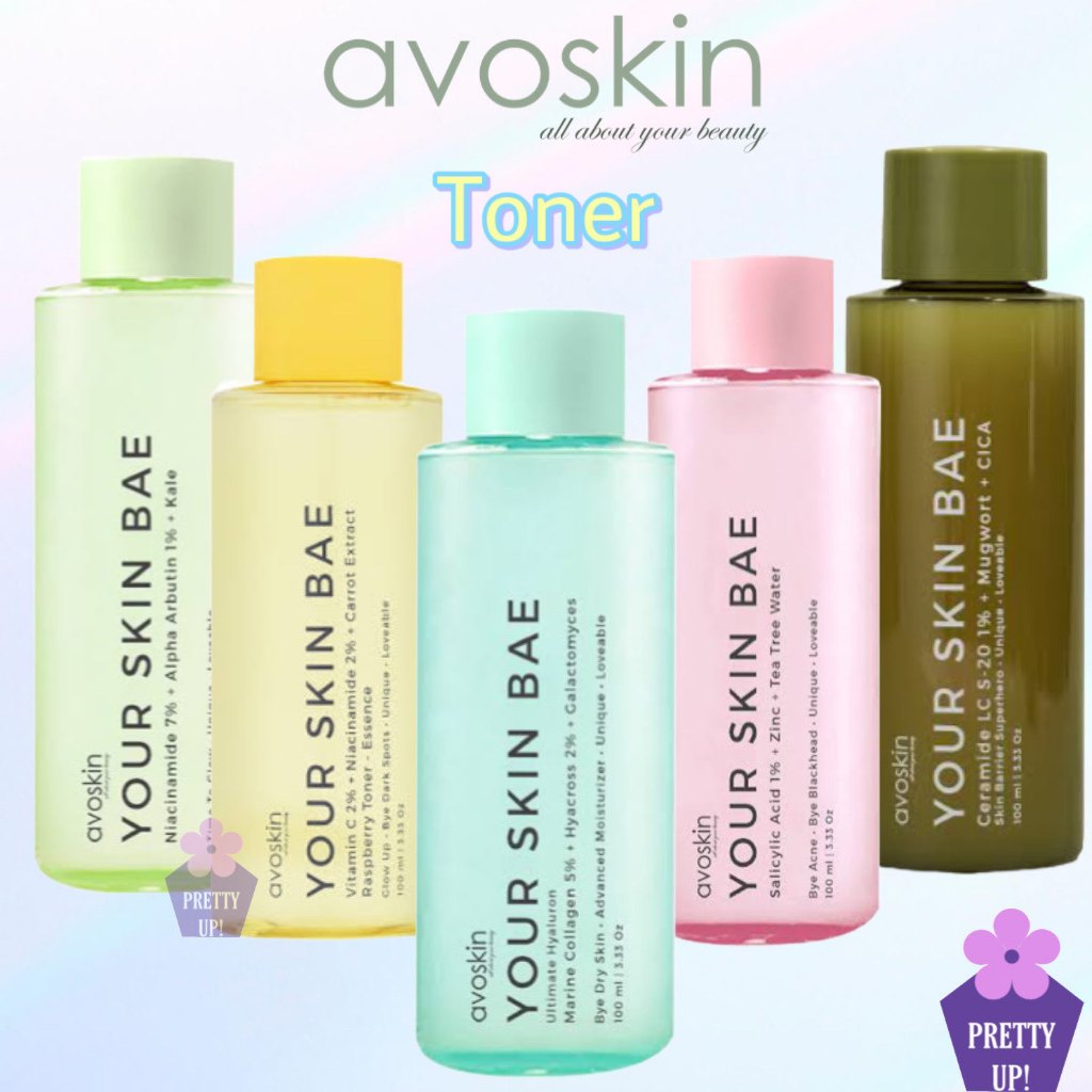 AVOSKIN TONER Skin Your Bae | Skin Barrier | Acne Fighter | Dry Skin | Chicken Skin