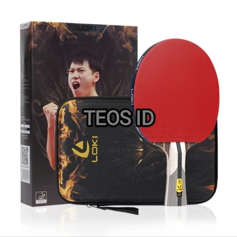 Bat Pingpong Loki 7 Star Carbon Original TERBARU