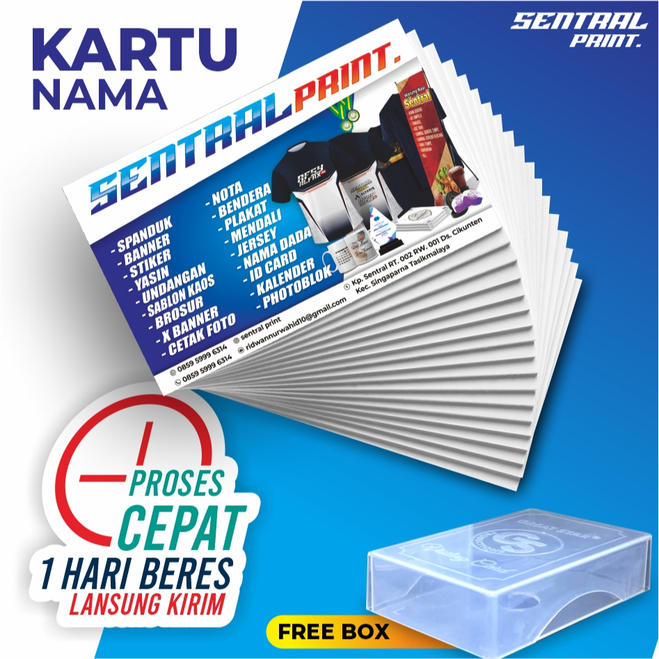 

CETAK KARTU NAMA 1 SISI & 2 SISI FREE BOX CUSTOM