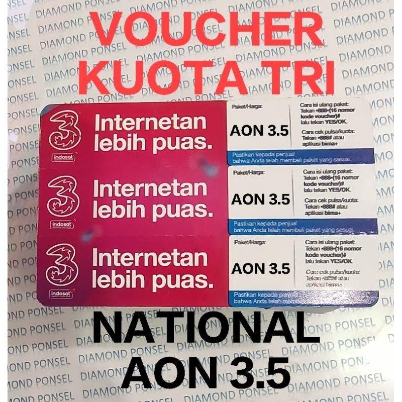 VOUCHER KUOTA TRI AON 5GB