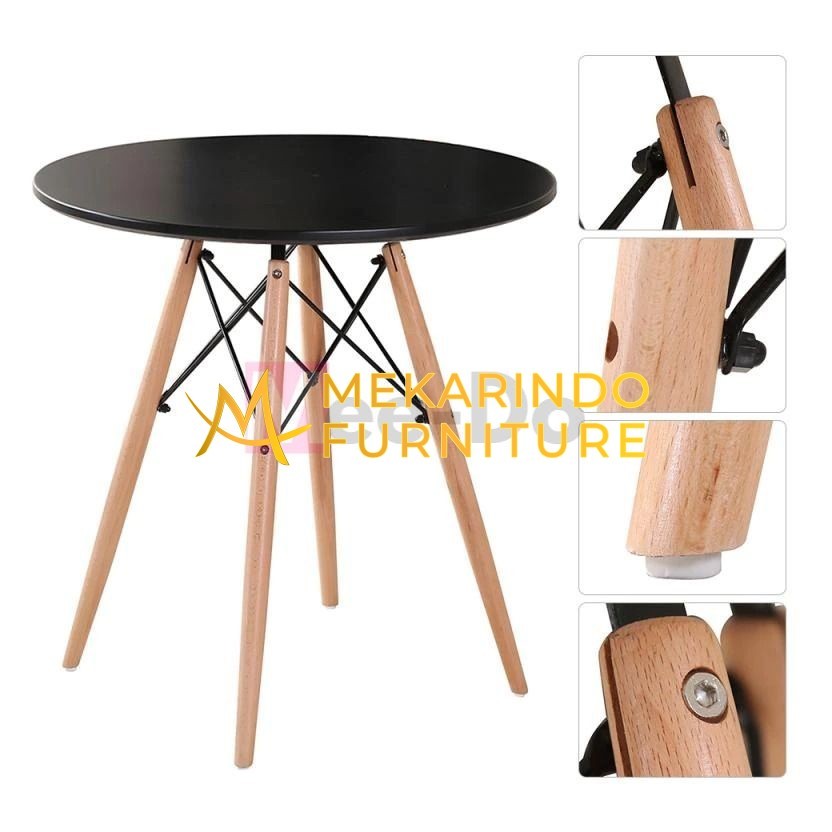 Mee - Do Meja Bulat MDF Multifungsi