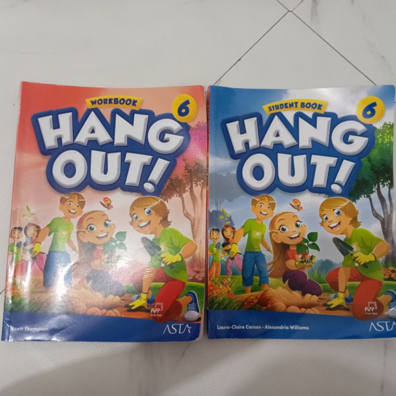 HANG OUT 6 STUDENT BOOK & WORK BOOK ORI PRELOVED